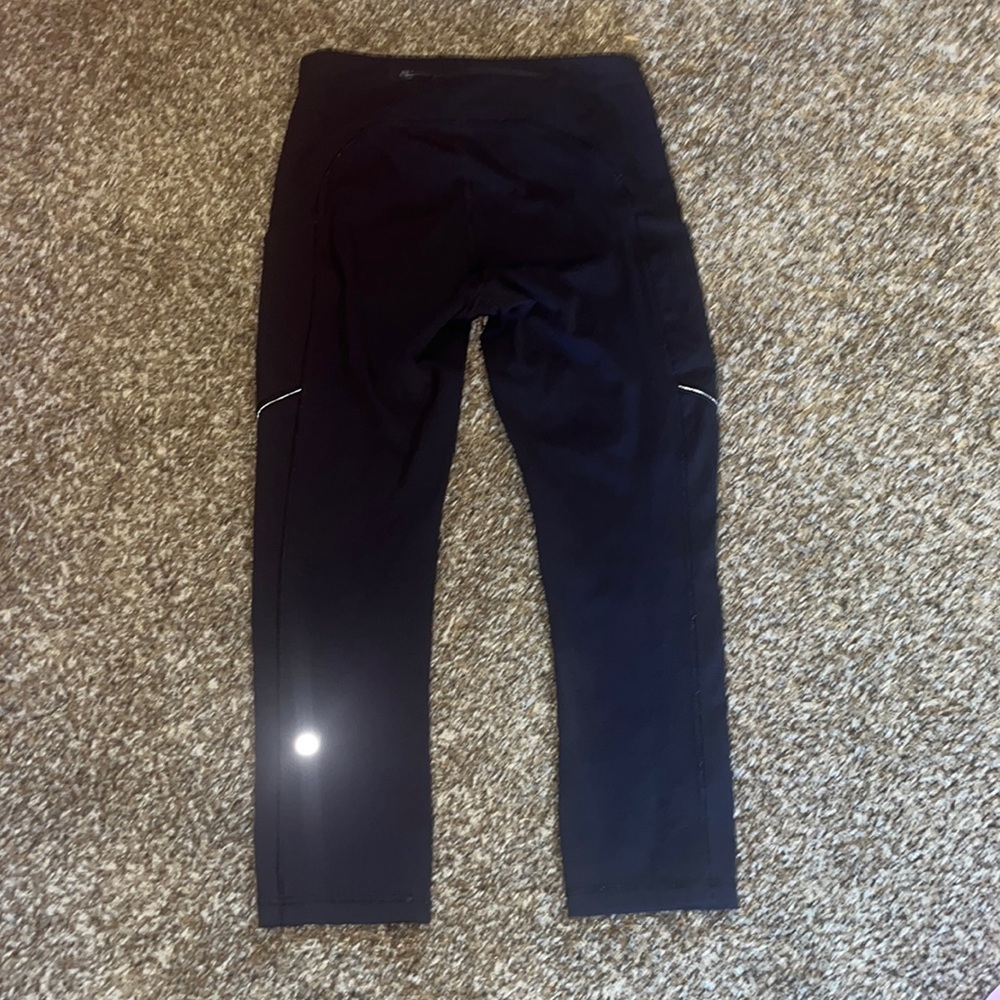 black lulu leggings